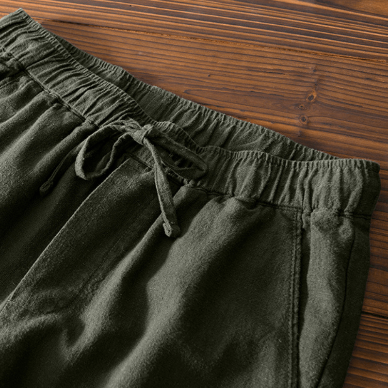 Rivo – Ramie Cropped Pants