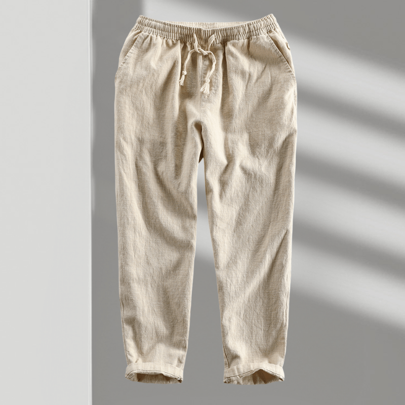 Rivo – Ramie Cropped Pants