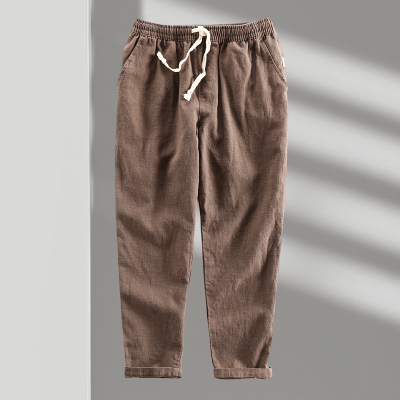 Rivo – Ramie Cropped Pants