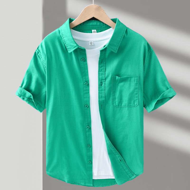 Coastline - Linen Short Sleeve