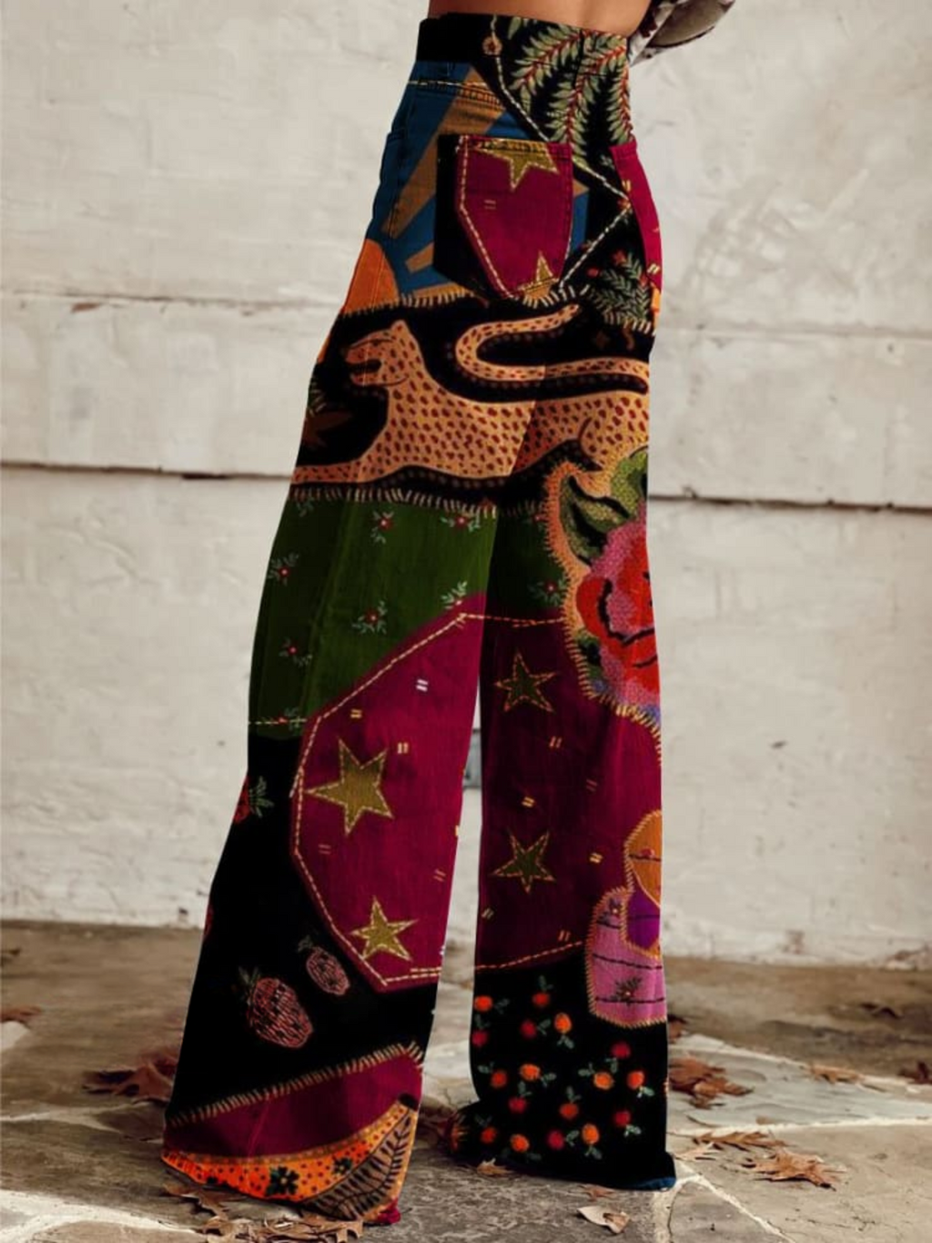 Léna - Pantaloni Vintage Boho