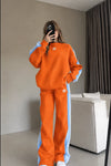 Striped Two-Piece Activewear Set
