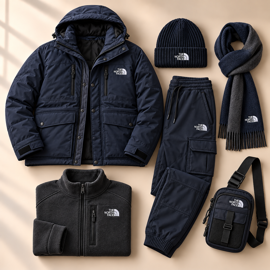 Men’s Complete Winter Outdoor Outfit Set