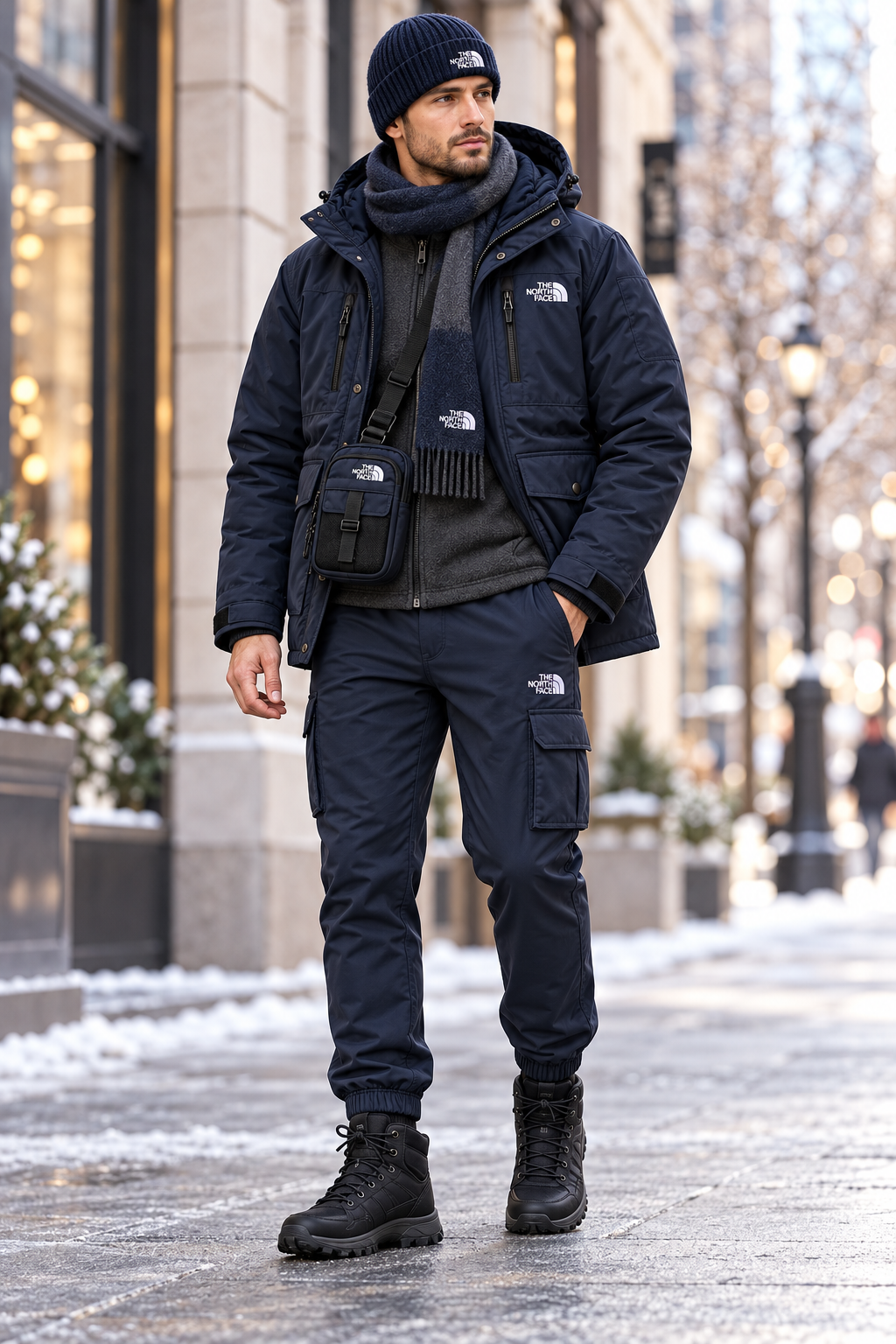 Men’s Complete Winter Outdoor Outfit Set